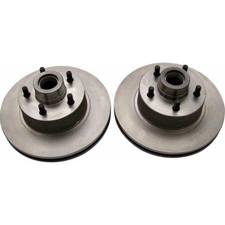 HELIX SUSPENSION BRAKES AND STEERING 11 in. 32 Ford Rotors 5x4.5 Ford Bolt Pattern - 1 Pair 12353